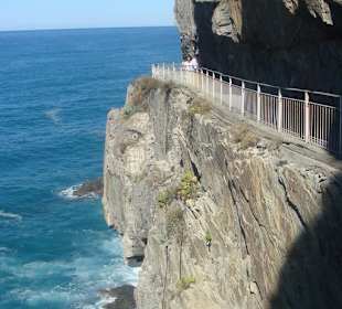 Der Liebesweg am Meer entlang