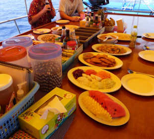 Mittagessen auf dem Boot