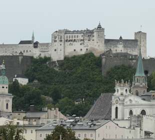 Blick zur Salzburger Festung Hohensalzburg