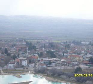 Die Ortschaft von Oben!