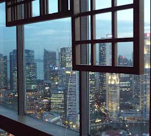 Singapur aus der Asia Bar aufgenommen