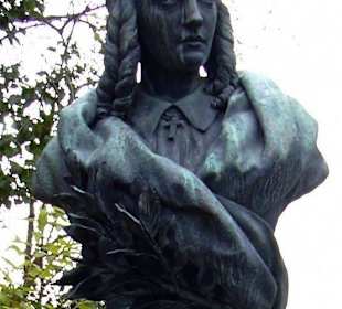 Annette von Droste-Hülshoff Bronzebüste Meersburg
