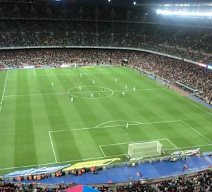 Das Fußballstadion von Barcelona