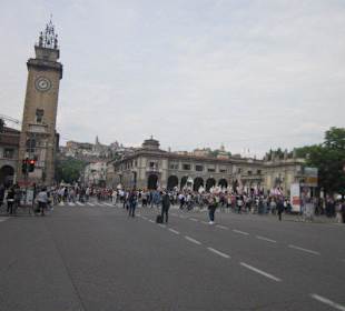 Europa - Wahlkampf in Bergamo