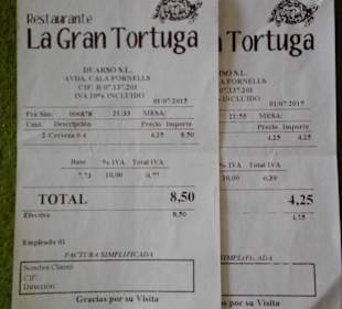 0,4 l Cerveza für 4,25 €