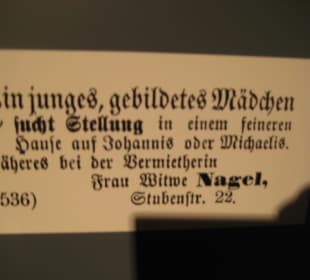 Bewerbung um eine Anstellung