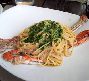 Tagliatelle mit Krabben