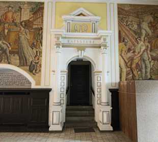 Wandmalereien zur Stadtgeschichte