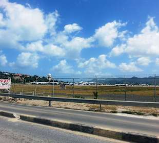 Blick auf die Landebahn