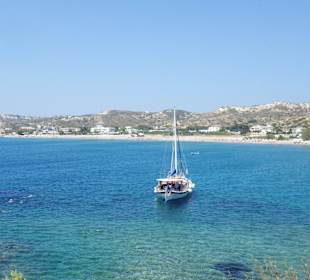 Blick von der Insel Kasti