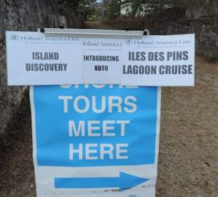 Hier treffen sich die Schiffsausflügler