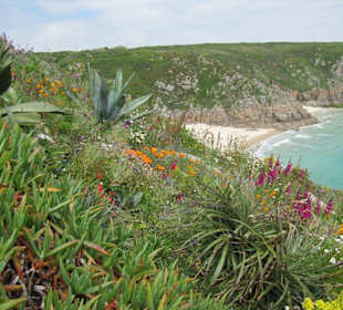 Blick aus dem Theater zum Strand