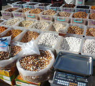 Markt unterwegs Stilleben 