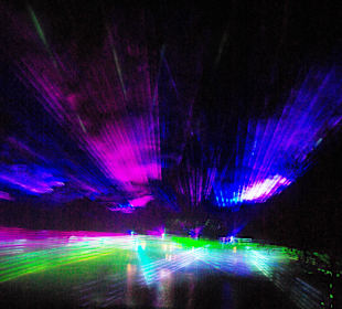 Lasershow von der MS-Brombach