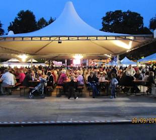 Weinfest in Bardolino - im vollen Gange