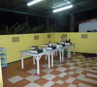 Kochraum mit Kochplatten