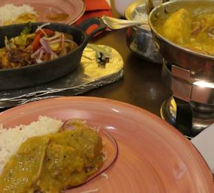 Zum Abendessen im Jogi Indian Restaurant in Aachen