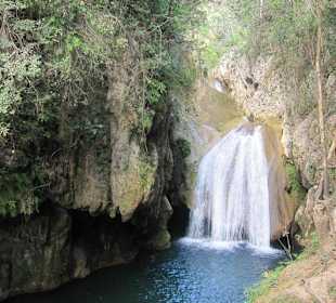 Wasserfall in der Nähe