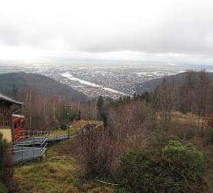 Königsstuhl Haltestelle Ankunft und Aussicht