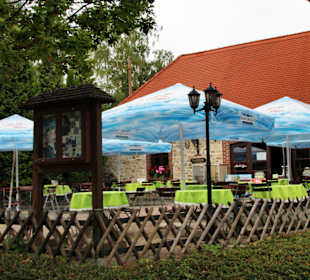 Berghütte Biergarten