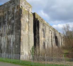 Außenansicht des Bunker Valentin