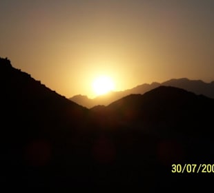 Sonnenuntergang in der Wüste