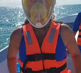 Fertig für's schnorcheln 