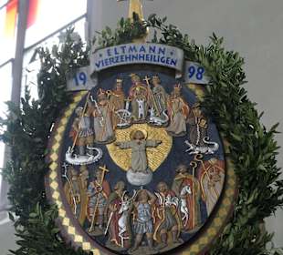 Die katholische Pfarrkirche von Eltmann