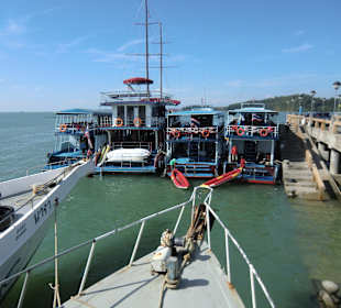 Abfahrt mit dem Cruiser Boot