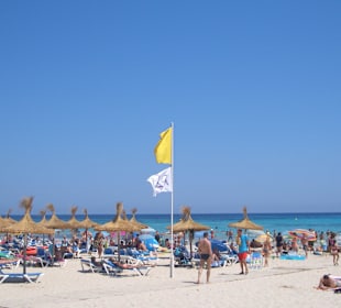 Strand der immer sehr voll war 