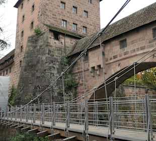 Der Kettensteg in der Nürnberger Altstadt