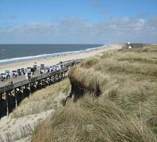 Strand & Körbe und die Dünenkante!