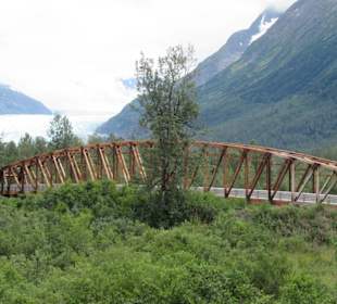 Auf dem Weg zu den Gletschern