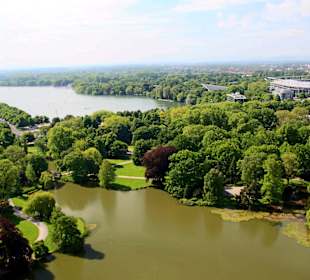 Maschsee von der Rathauskuppel gesehen