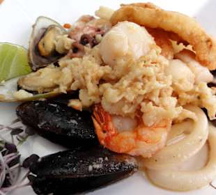 Meeresfrüchte-Teller im Perla del Mar