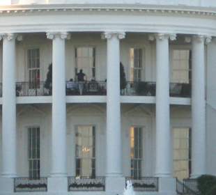 Rückseite des Weißen Hauses