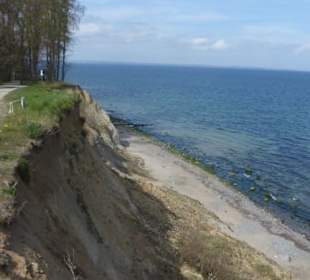 Blick vom Höhenweg auf die Ostsee und Küste