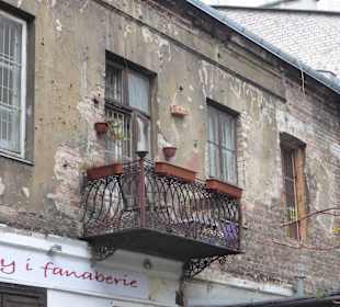 In einem der kleinen Hinterhöfe in Praga