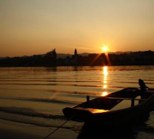 Abendstimmung am Donaustrand!