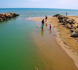 Vom Sunrise Richtung Kumköy-Evrenseki am Strand