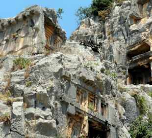 See-Nekropole (Detailaufnahme) von Myra