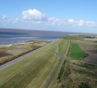 Ausblick vom Campener Leuchtturm