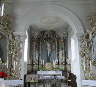 Die Kreuzkapelle in Hofheim in Unterfranken