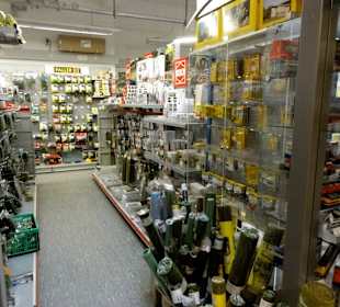 Blick auf das umfangreiche Sortiment