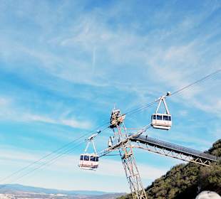 Seilbahn zum höchsten Punkt auf Gibraltar