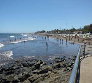 Blick auf den Strand von San Agustin