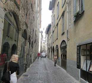 In der Altstadt Bergamos