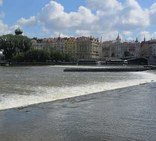 Blick auf die Moldau