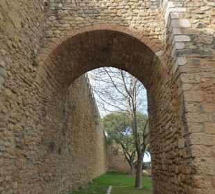 Imposante Stadtmauer