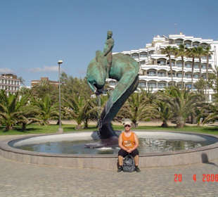 Brunnen an der Promenade